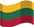 Flaga Litwy oznaczająca tłumaczenia języka litewskiego