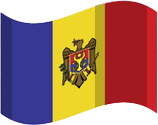 flaga Mołdawii symbolizująca tłumaczenia języka mołdawskiego
